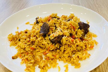 Плов с говядиной