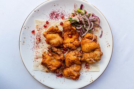 Шашлык из куриного бедра