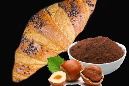 Круассан Фундук-какао с шоколадом