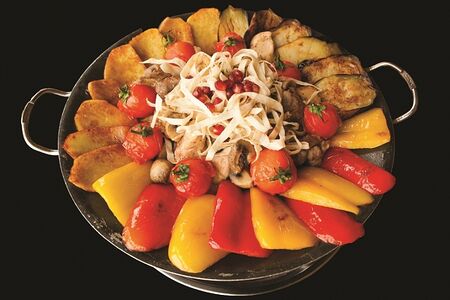 Садж-кебаб из телятины