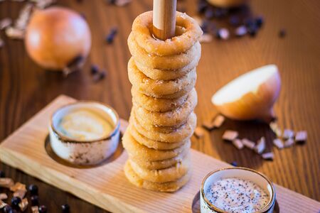 Хрустящие луковые кольца