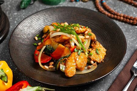 Курица в кисло-сладком соусе