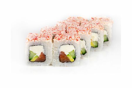 Ролл Аляска с лососем