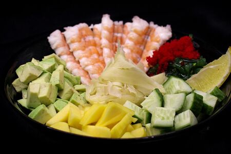 Поке с креветками