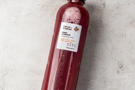 Морс ягодный собственного приготовления