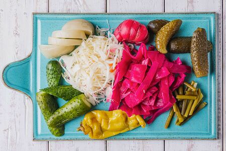 Букет из маринованных овощей