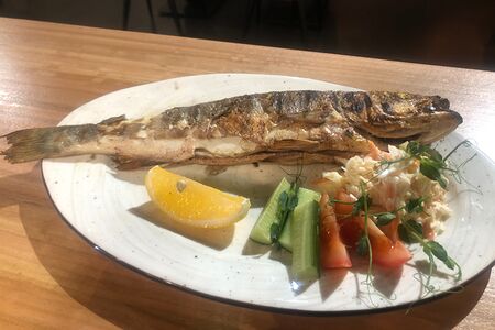 Сибас на углях