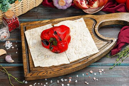 Болгарский перец на углях