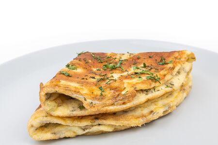 Омлет с беконом