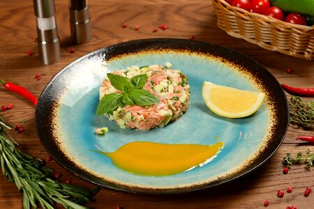 Тартар из лосося