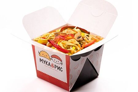 Лапша с овощами