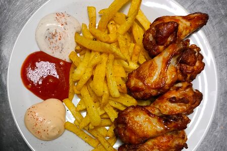 Фри с куриными ножками