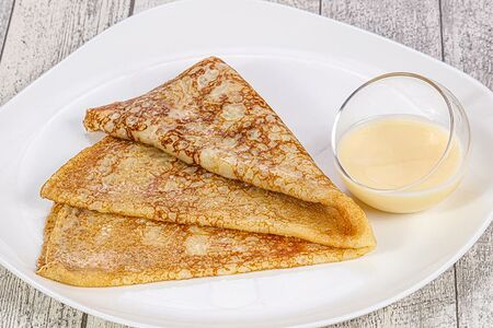 Блин со сгущенкой