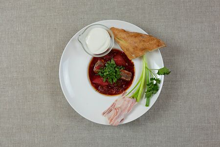 Борщ из говядины