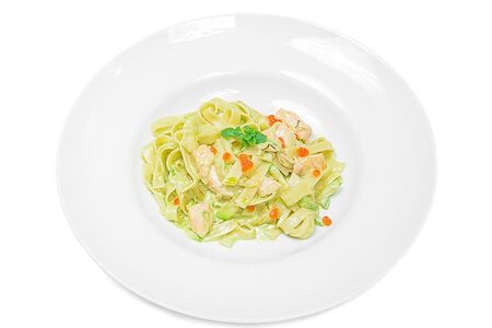 Феттуччине с лососем Павлиашвили