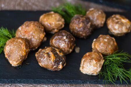 Шампиньоны на гриле