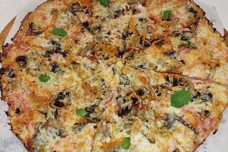 Пицца на тонком тесте Виктория