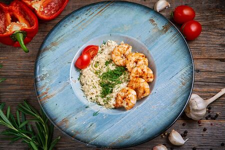 Ризотто с креветками