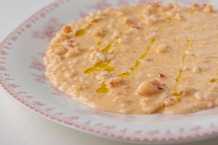 Ризотто Шампань с лангустинами