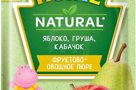 Heinz Пюре фрукт-овощ Яблоко/Груша/Кабачок