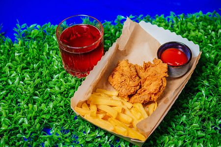 Комбо с куриной ножкой