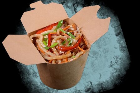 Удон с овощами