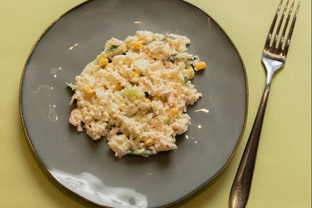 Салат Овощной с ветчиной