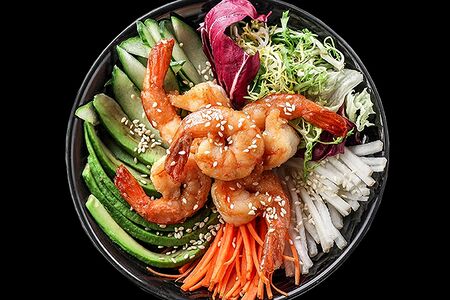 Поке с креветкой