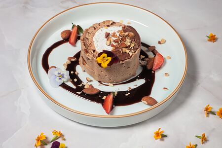 Меренга шоколадная