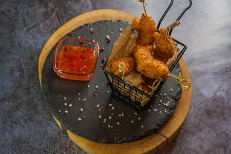 Креветки темпура