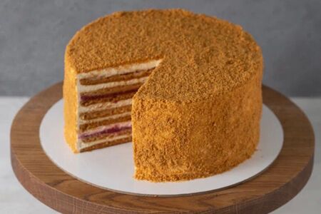 Медовый с брусникой