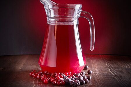 Морс ягодный собственного приготовления