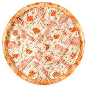 Сочная семга пицца