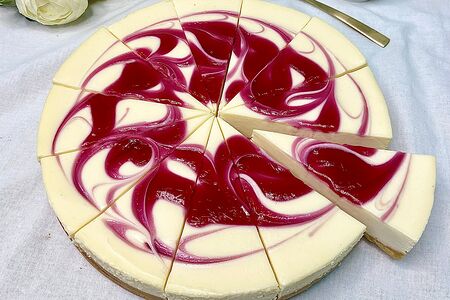 Чизкейк малина