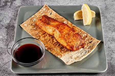 Семга на мангале