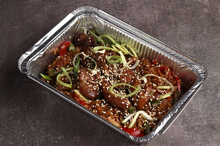 Тяхан с курицей