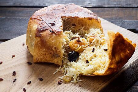 Шах-плов с курицей