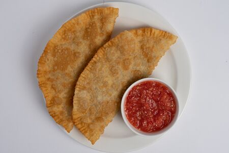 Чебурек с картошкой и грибами