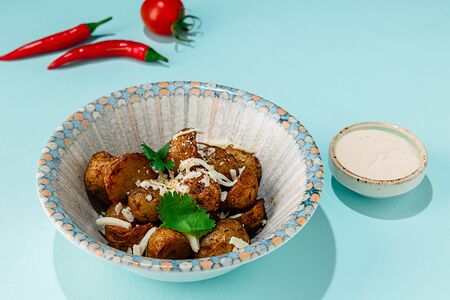 Айдахо с сырным соусом