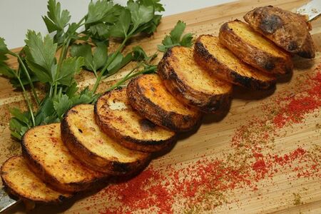 Картошка на мангале