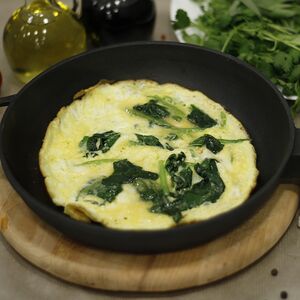 Տապակած կանաչի ձվով