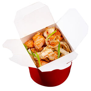 Wok с морепродуктами