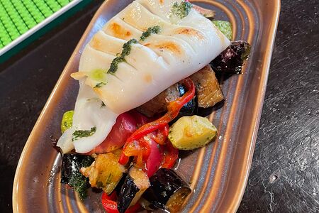 Кальмар на гриле