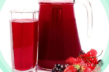 Морс ягодный