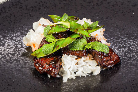 Говядина в соусе черный перец