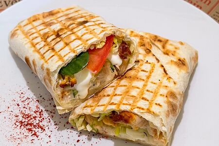 Шаурма Сырная с мясом