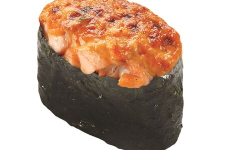 Запеченные суши с лососем