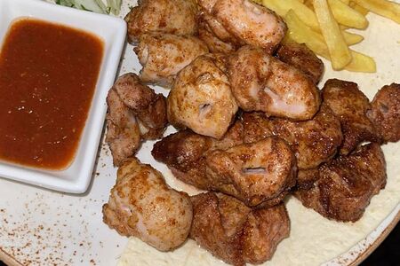 Шашлык из cвинoй шеи