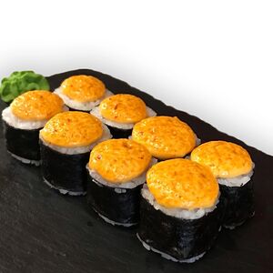 Запеченные маки с креветкой