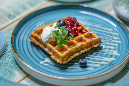 Тыквенная вафля